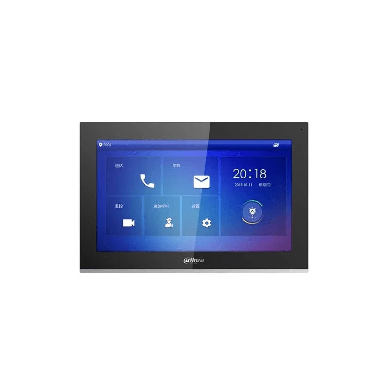Dahua DHI-VTH5441G 10” IP Video Intercom Indoor Monitor Black | Detroit Technologies