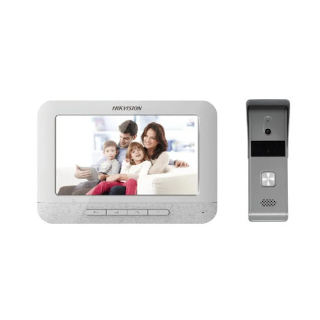 Hikvision DS-KIS203 Video Door Phone Kit 7” Analog Intercom | Detroit Technologies