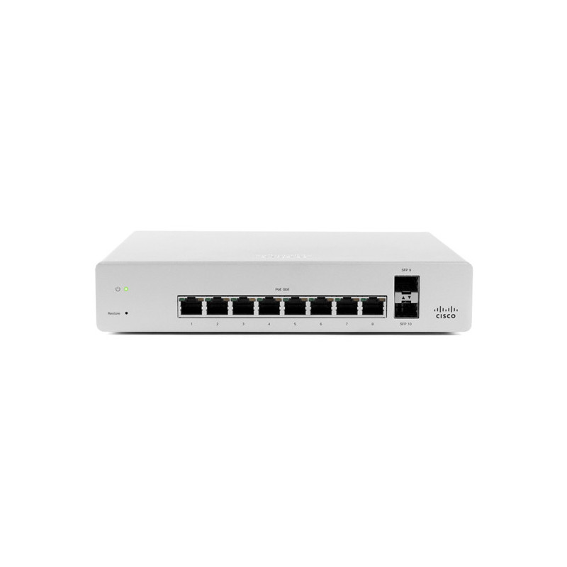 Cisco Meraki MS220 Cloud Managed Gigabit PoE Switch | Detroit Technologies