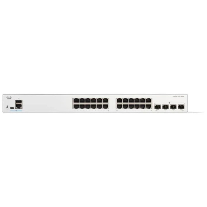 Cisco C1300-24P-4G 24-Port PoE+ Gigabit Switch | Detroit Technologies