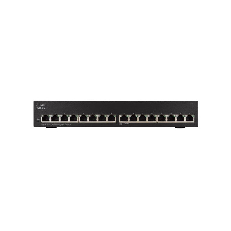 Cisco SG110-16 16-Port Gigabit Unmanaged Switch | Detroit Technologies