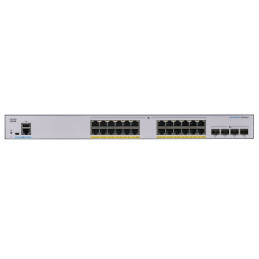 Cisco CBS350-24P-4X-UK 24-Port PoE+ 10G Switch | Detroit Technologies