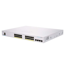Cisco CBS350-24P-4X-UK 24-Port PoE+ 10G Switch | Detroit Technologies