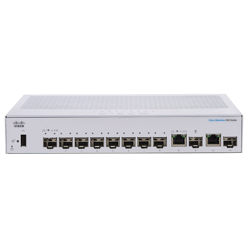 Cisco CBS350-8P-E-2G 8-Port PoE+ Managed Switch | Detroit Technologies