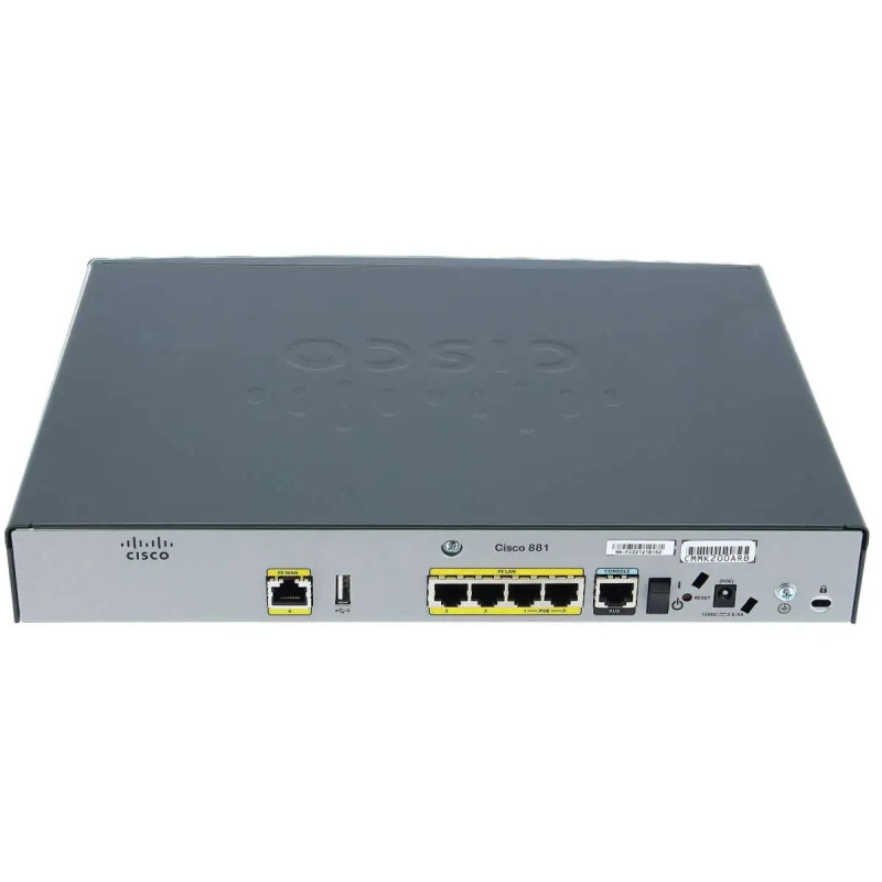Cisco CISCO881-SEC-K9 881 Advanced IP Services Router | Detroit Technologies