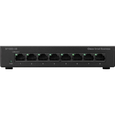 Cisco SF100D-08 8-Port 10/100 Switch SD208T | Detroit Technologies
