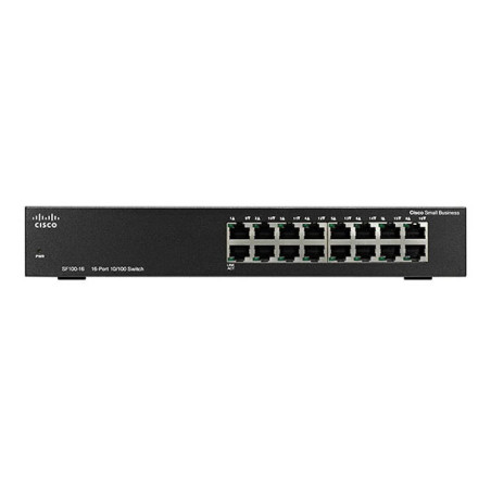 Cisco SF100-16 16-Port 10/100 Fast Ethernet Switch | Detroit Technologies
