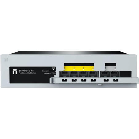Netis ST106PDI-2-65 6-Port PoE Switch 65W Safety Lock | Detroit Technologies
