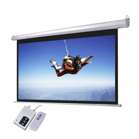 Buy Auto Electric Projector Screen 300 x 300 cm 118 Inch | Detroit Technologies