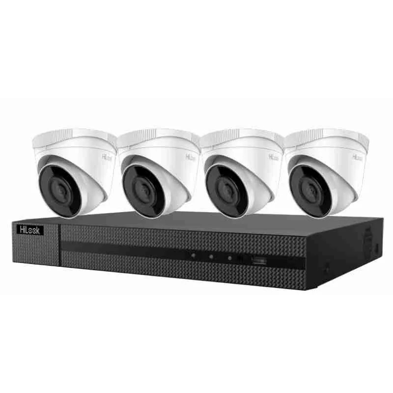 BUY Hikvision HiLook DS-J142I 4CH H.265 2MP Turret CCTV Kit | Detroit Technologies