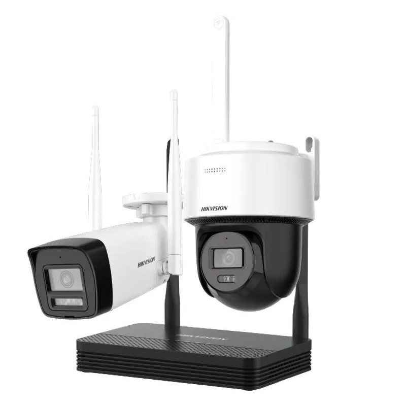 BUY Hikvision HiLook NKS422W03H 2MP WiFi Bullet + PT Dome CCTV Kit | Detroit Technologies