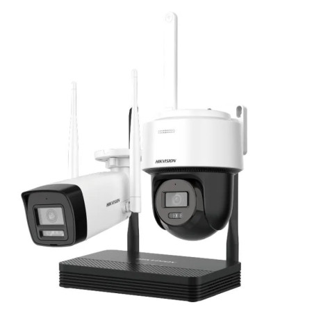 BUY Hikvision HiLook NKS422W03H 2MP WiFi Bullet + PT Dome CCTV Kit | Detroit Technologies