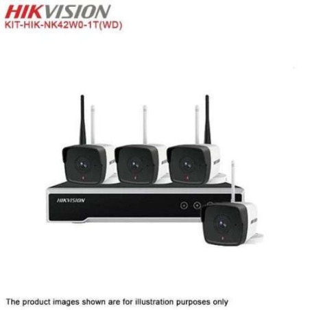 BUY Hikvision HiLook NK42W0-1T 4CH WiFi 2MP CCTV Kit 1TB NVR | Detroit Technologies