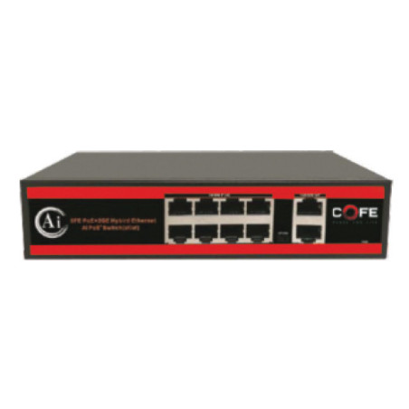COFE CF-SWP2508 8-Port PoE Switch – 10/100M PoE, VLAN, Network Storm Protection, Watchdog