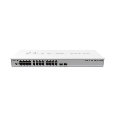 MikroTik CRS326-24G-2S+RM 24-Port Managed Gigabit Switch with SFP+ Brand New | Detroit Technologies