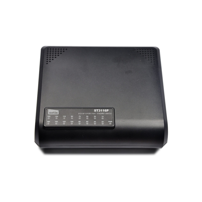 Netis ST3116P 16-Port Fast Ethernet PoE Switch | Detroit Technologies