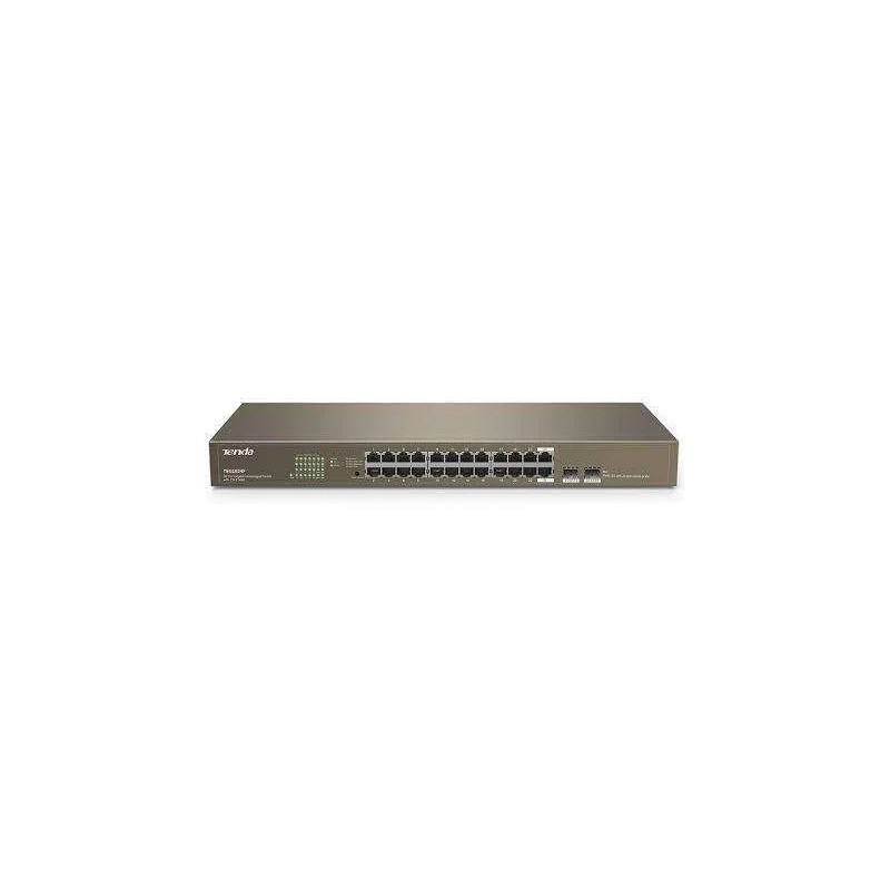 Tenda TEG1024F 24-Port Gigabit Unmanaged Switch – High-Speed & Reliable | Detroit Technologies