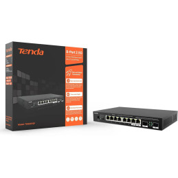 Tenda TEM2010F 8-Port 2.5G Ethernet Switch – Multi-Gig Network Switch | Detroit Technologies
