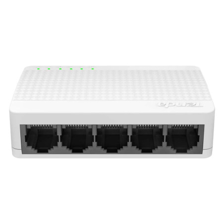 Tenda S105 5-Port Ethernet Switch – Plug & Play, Compact Desktop | Detroit Technologies