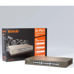 Tenda TEF1024D 24-Port Ethernet Switch – Rackmount & Plug & Play | Detroit Technologies