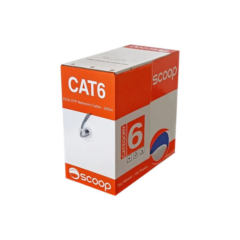 SCOOP Cat 6 UTP Ethernet LAN Cable Price in Kenya | Gigabit Network Cable