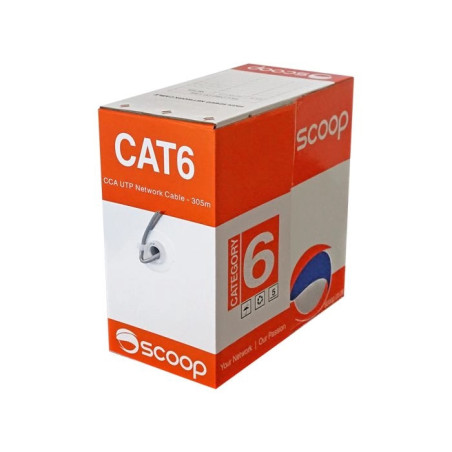 SCOOP Cat 6 UTP Ethernet LAN Cable Price in Kenya | Gigabit Network Cable