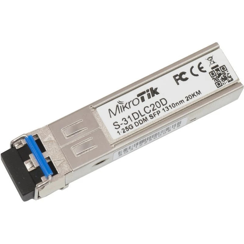 MikroTik S-31DLC20D SFP Module Price in Kenya | 1G Single Mode Fiber 20km Transceiver
