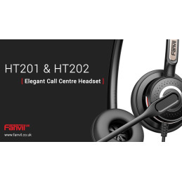 Fanvil HT201 Mono Headset Price in Kenya | Call Center RJ9 Noise Cancelling VoIP Headset