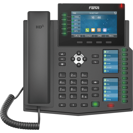 Fanvil X6U IP Phone Price | Enterprise Gigabit Color VoIP Desk Phone with Dual Display