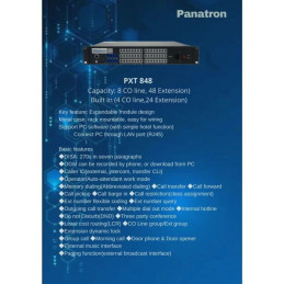 Panatron PXT848 8-Line 48 Extension PABX System