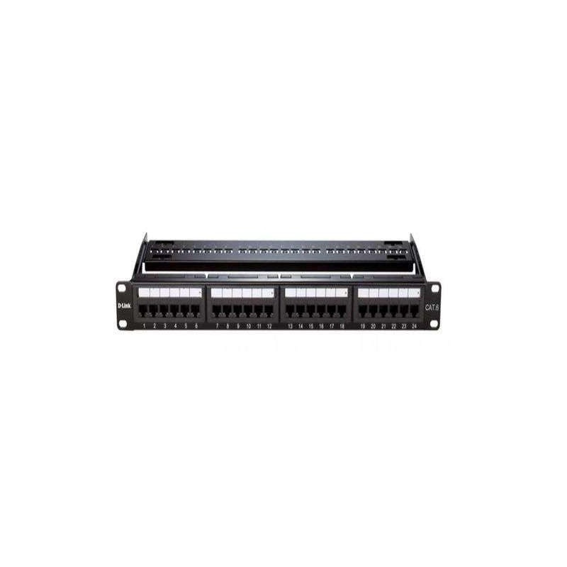 D-Link 24 Port Cat6 Patch Panel NPP-C61BLK241